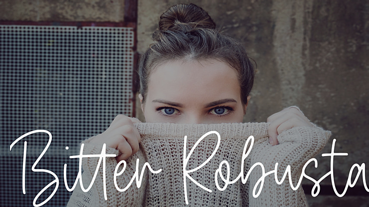 Bitter Robusta Font