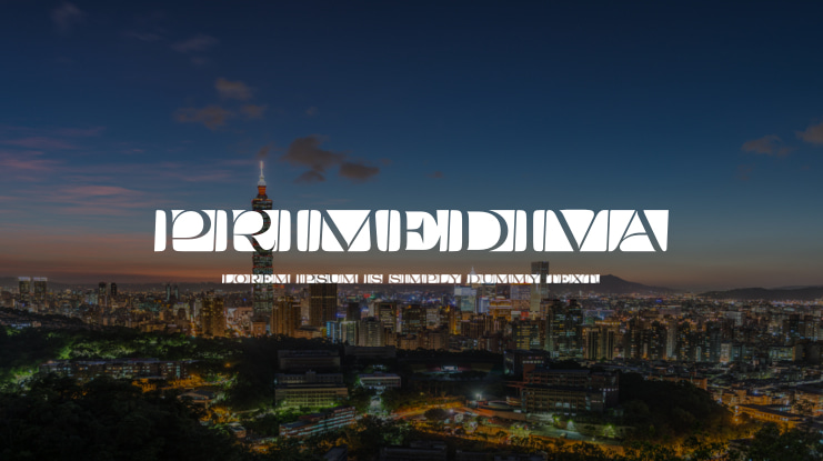 Primediva Font