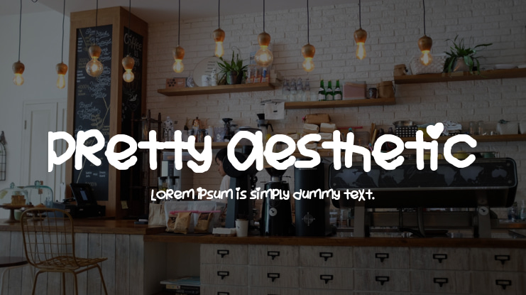 Pretty Aesthetic Font