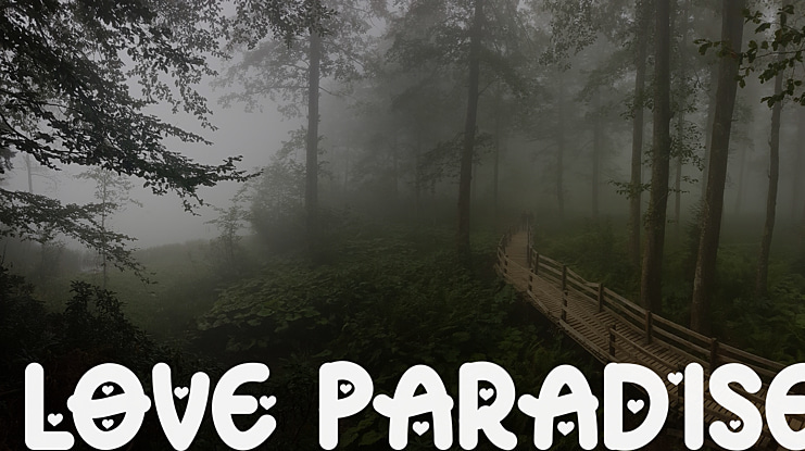 LOVE PARADISE Font