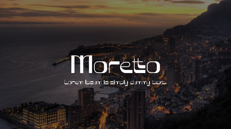 Moretto Font
