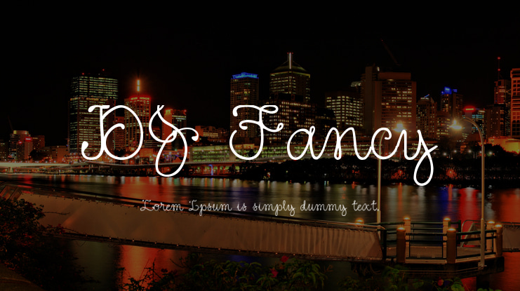 DJ Fancy Font