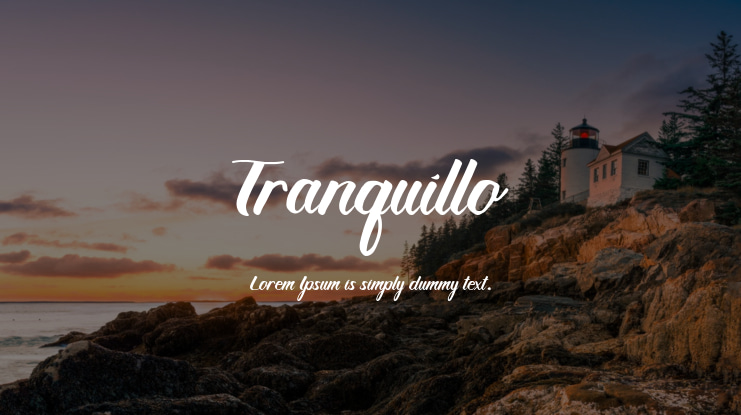 Tranquillo Font