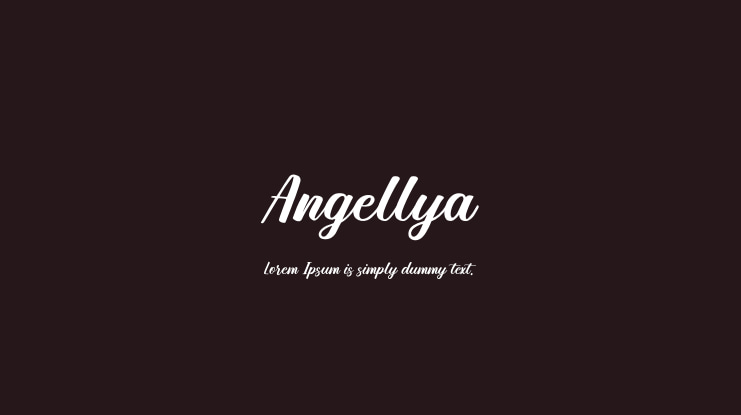 Angellya Font