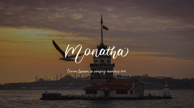 Monatha Font