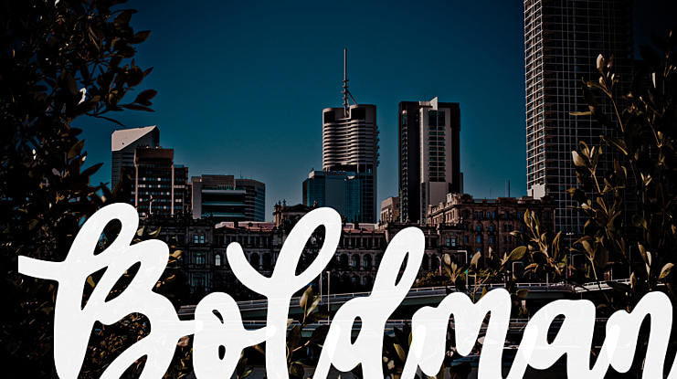 Boldman Font