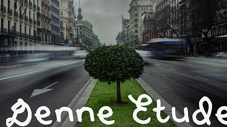 Denne Etude Font