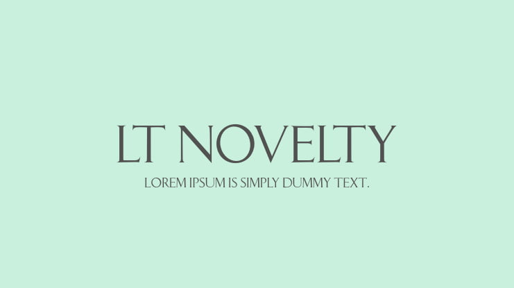 LT Novelty Font