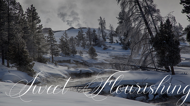 Sweet Flourishing Font