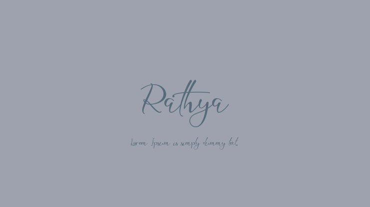 Rathya Font
