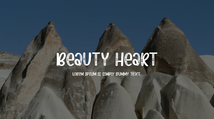 Beauty heart Font