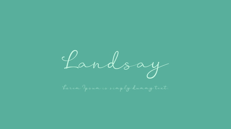 Landsay Font