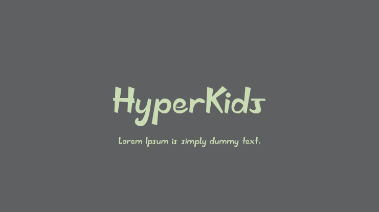 HyperKids Font