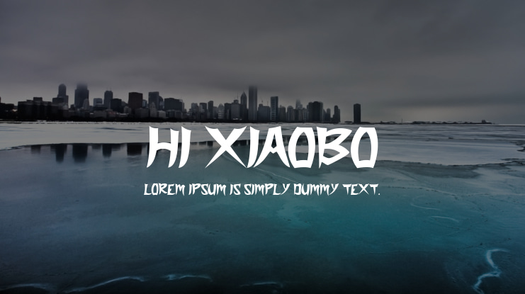 Hi Xiaobo Font