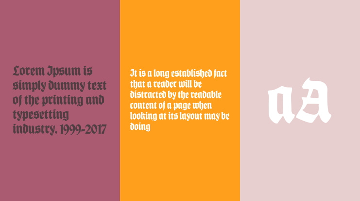 CAT Schmalfette Thannhaeuser Font