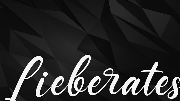 Lieberates Font