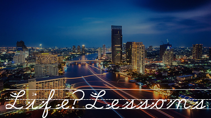 Life Lessons Font