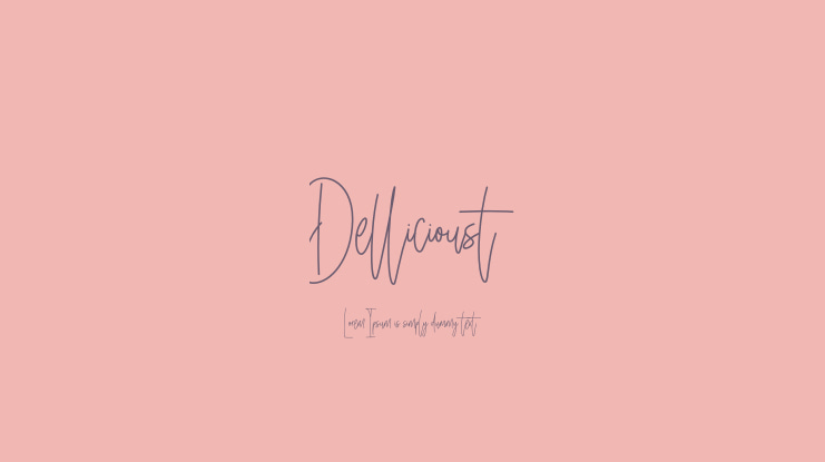 Dellicioust Font