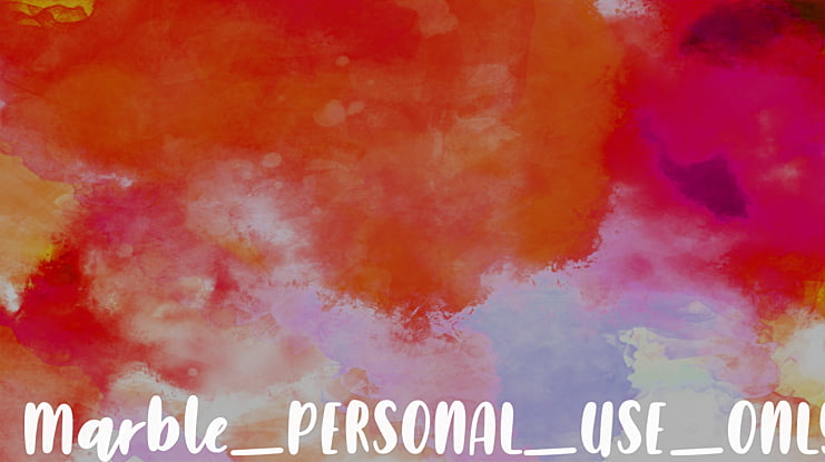 Marble_PERSONAL_USE_ONLY Font