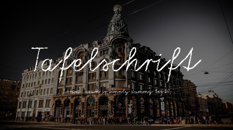 Tafelschrift Font