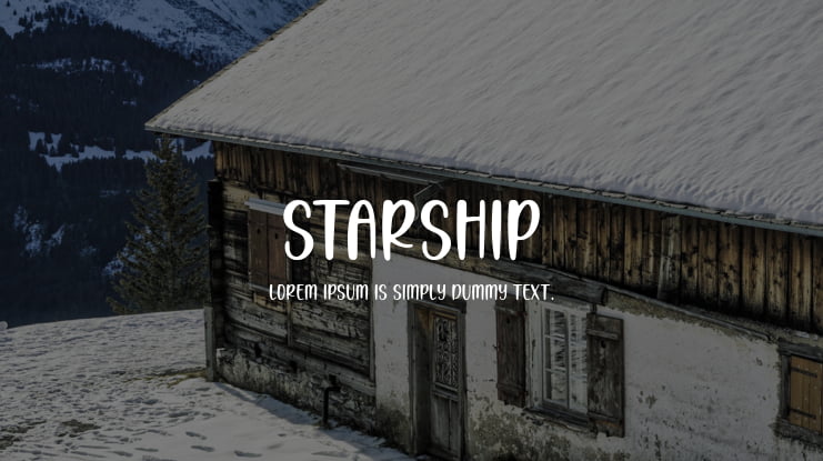 Starship Font