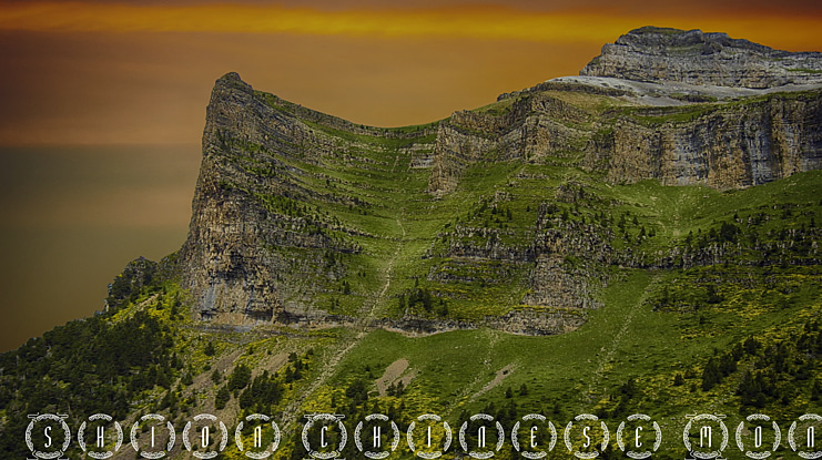 Shion Chinese Monogram Font