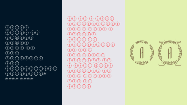 Shion Chinese Monogram Font