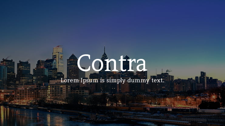 Contra Font Family