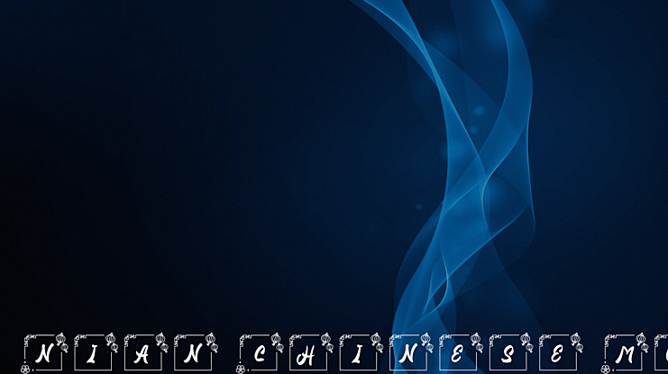 Nian Chinese Monogram Font