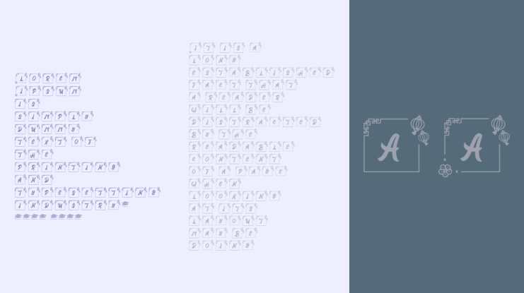 Nian Chinese Monogram Font