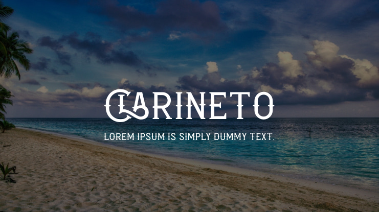 CLARINETO Font