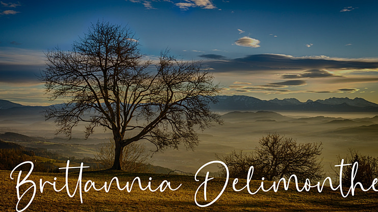 Brittannia Delimonthe Font