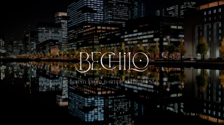 Bechilo Font