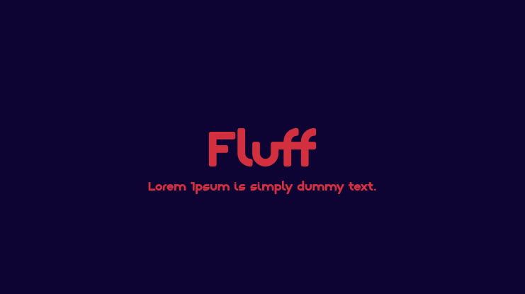 Fluff Font