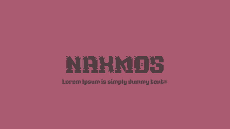 NAXMOS Font Family
