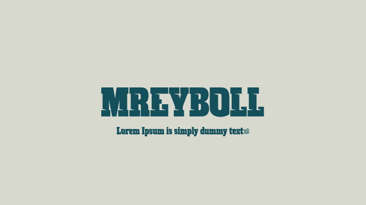 MREYBOLL Font Family