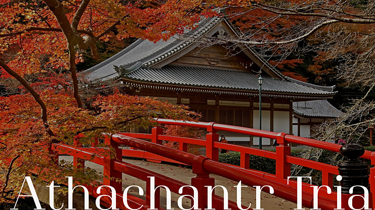 Athachantr Trial Font