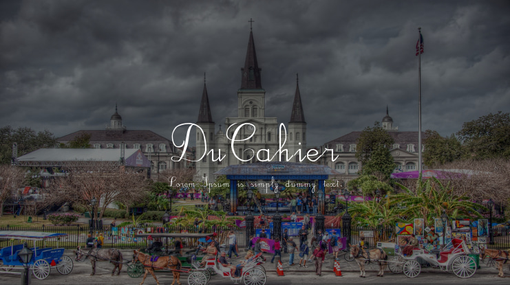 DuCahier Font