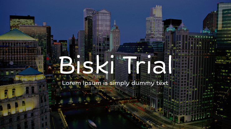 Biski Trial Font