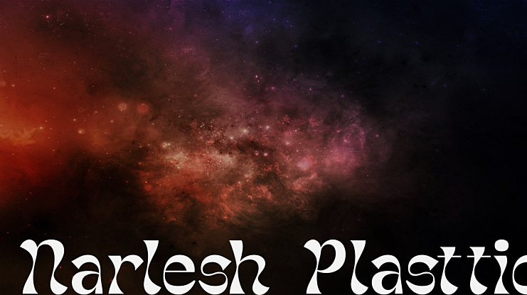 Narlesh Plasttic Font