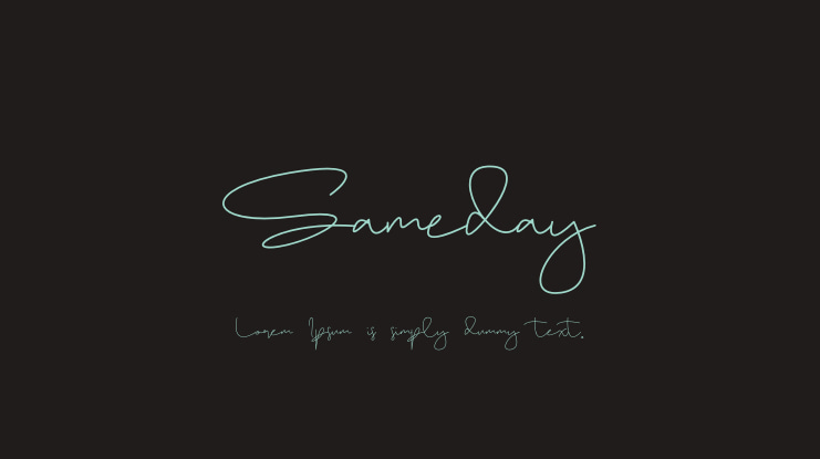 Sameday Font