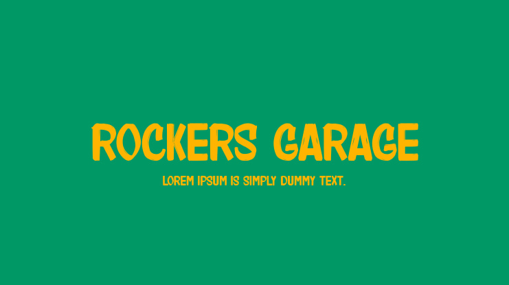 Rockers Garage Font