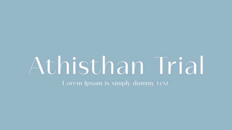 Athisthan Trial Font