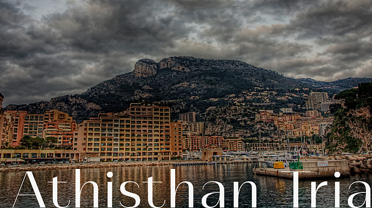Athisthan Trial Font
