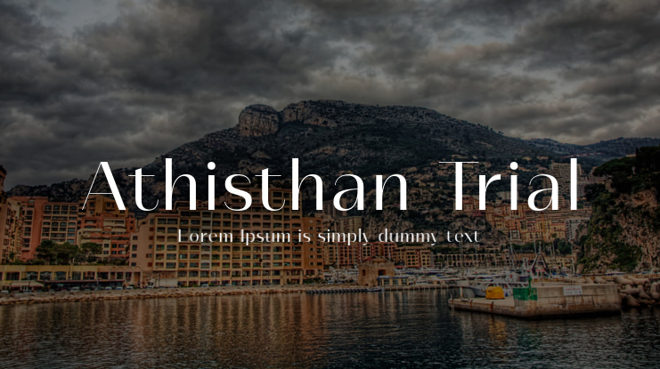 Athisthan Trial Font