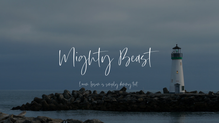 Mighty Beast Font