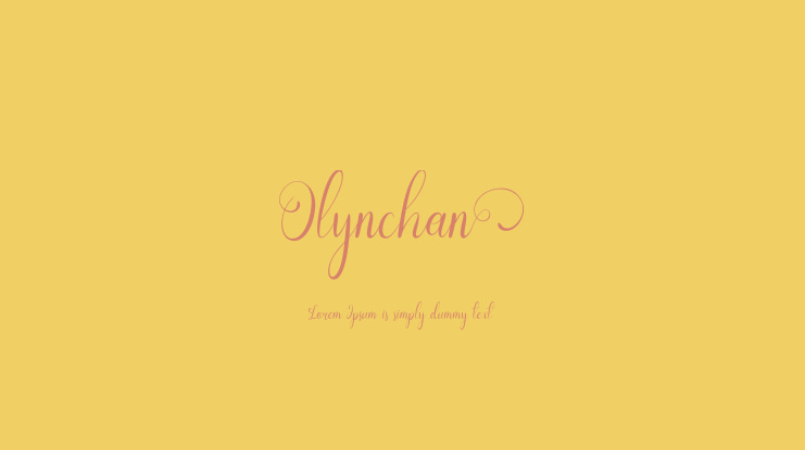 Olynchan Font