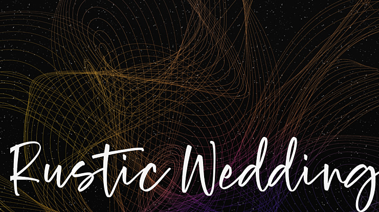 Rustic Wedding Font