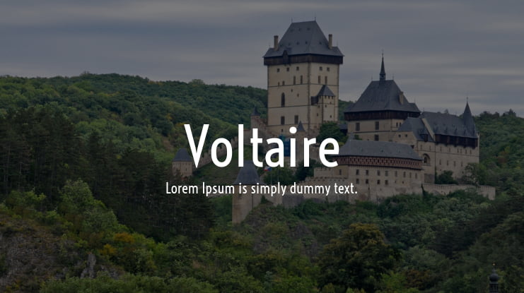 Voltaire Font Family