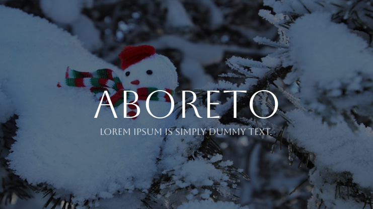 Aboreto Font